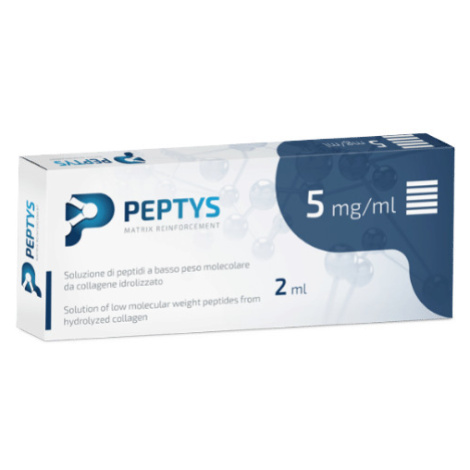 PEPTYS 5 roztok peptidov PEP-52 z kolagénu 5 mg/ml, injekcia 2 ml