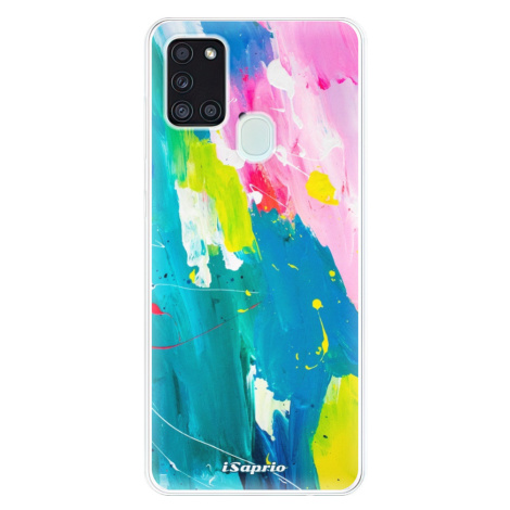 Odolné silikónové puzdro iSaprio - Abstract Paint 04 - Samsung Galaxy A21s
