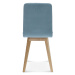 FAMEG Cleo - A-1604 - jedálenská stolička Farba dreva: buk štandard, Čalúnenie: koža L1