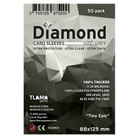 TLAMA games Obaly na karty Diamond Grey: 
