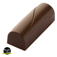 Pralinková forma okrúhly obdĺžnik s linkou 43x15x14mm - CHOCOLATE WORLD - CHOCOLATE WORLD