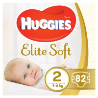 HUGGIES® Elite Soft Plienky jednorázové 2 (4-6 kg) 82 ks