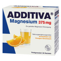 ADDITIVA Magnesium 375 mg nápoj pomaranč 20 vreciek