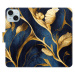 Flipové puzdro iSaprio - GoldBlue - iPhone 15 Plus