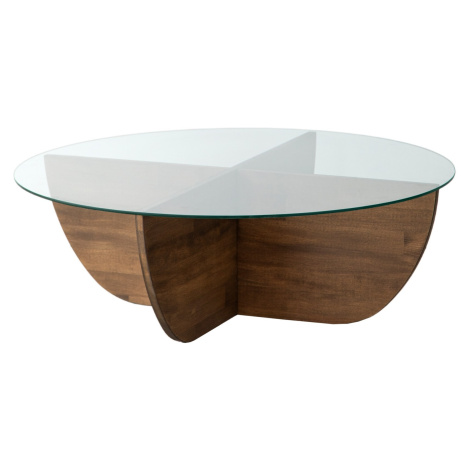 Konferenční stolek Lily Wood z masivu ořech Kalune Design