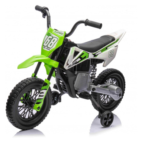 mamido  Detská elektrická motorka Cross Pantone 361C zelená