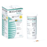 ACCU-CHEK Active Glucose 50 testovacie prúžky do glukomera 50 ks