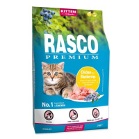 Krmivo Rasco Premium Kitten kura s čučoriedkou 2kg