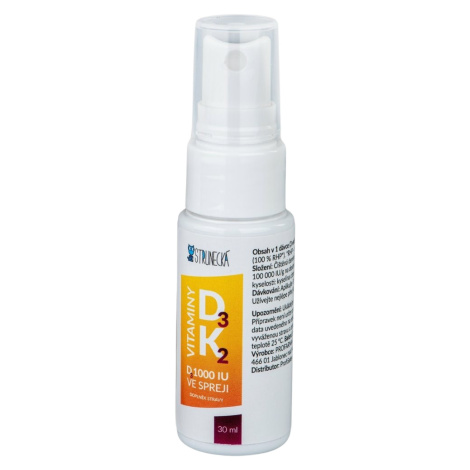 STRUNECKÁ Vitamín D3 1000 IU + K2 v spreji 30 ml