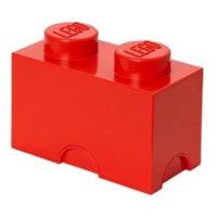 LEGO® úložný box 2 - červená 125 x 250 x 180 mm