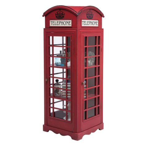 London Telephone vitrína červená Kare Design