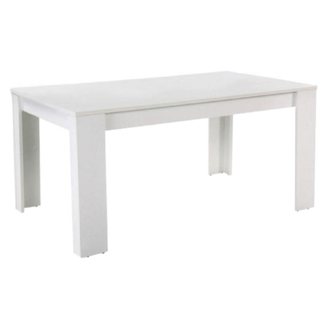 Jedálenský stôl, biela, 160x90 cm, TOMY NEW Tempo Kondela