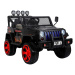 mamido Elektrické autíčko Jeep Raptor 4x4 čierne s plameňmi