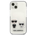 Plastové puzdro Karl Lagerfeld na Apple iPhone 13 KLHCP13MTPEKCW Karl Lagerfeld and Choupette TP