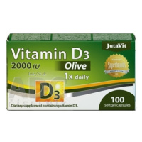 JutaVit Vitamín D3 2000 IU (50 µg) Oliva