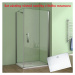 H K - Obdĺžnikový sprchovací kút MELODY D1 80x90 cm s jednokrídlovými dverami vrátane sprchovej 