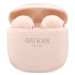 Slúchadlá Guess GUTWST26PSP TWS Bluetooth Headphones + Dock Pink Classic EST Logo (GUTWST26PSP)