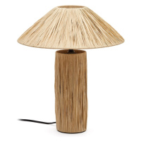 Stolová lampa v prírodnej farbe (výška 41 cm) Samse – Kave Home