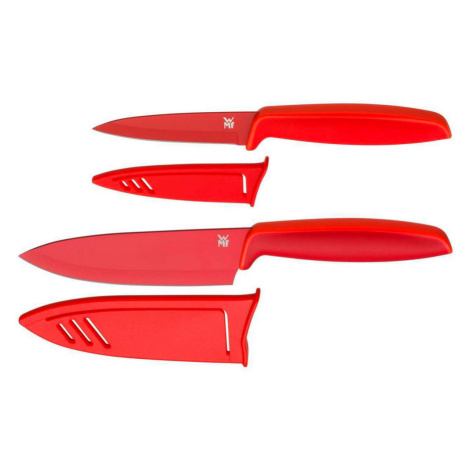 Červené kuchynské nože