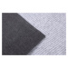 Kusový koberec Quick step šedý - 133x190 cm Vopi koberce