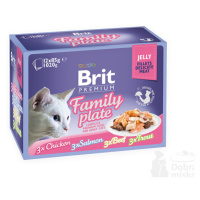 Brit Premium Cat D Fillets in Jelly Family Plate 1020g + Množstevná zľava
