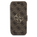 Guess PU 4G Metal Logo Book Puzdro pre iPhone 15 Pro Brown