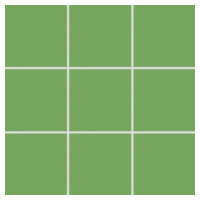 Mozaika Rako Color Two zelená 10x10 cm mat GAA0K466.1