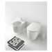 KERASAN - NOLITA závesná WC misa, Rimless, 35x55cm, biela 531401