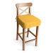 Dekoria Poťah na barovú stoličku Ingolf, žltá, návlek na barovú stoličku Ingolf, Loneta, 133-40