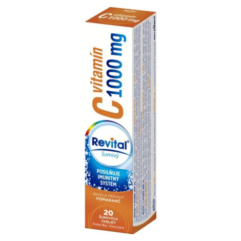 REVITAL Vitamín C 1000 mg príchuť pomaranč 20 tbl