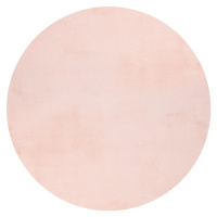Kusový koberec Cha Cha 535 powder pink kruh Rozmery koberca: 80x80 kruh