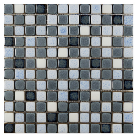 Keramická mozaika Premium Mosaic šedá 30x30 cm lesk MOSS23MIX2