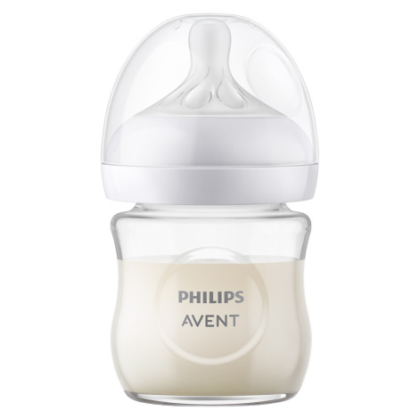 PHILIPS AVENT Fľaša Natural Response sklenená 120ml, 0m+