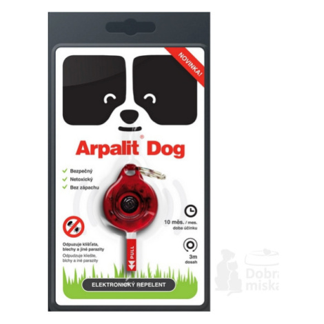 Elektrický odpudzovač kliešťov Arpalit Dog pre psov 1ks Aveflor