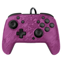 PDP Faceoff Deluxe+ Audio Controller Camo Purple