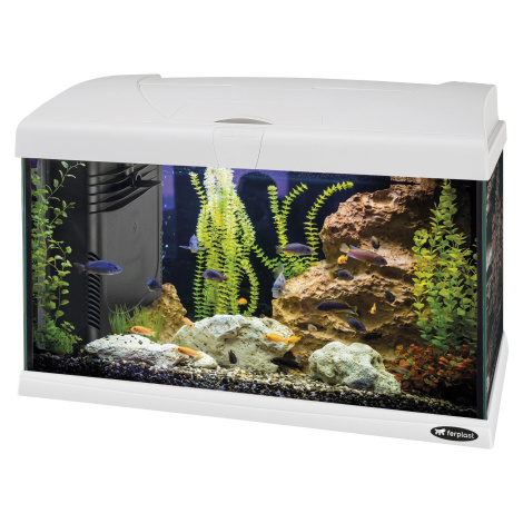 Ferplast Capri 50 LED akvarijný set biely 52 x 27 x 36 cm