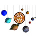Planetárna sústava; 522 dielikov 3D