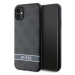 Kryt Guess iPhone 11 / Xr grey hardcase 4G Stripe (GUHCN61P4SNK)
