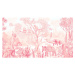 VLADILA  Sleepy Meadow In Pink - tapeta