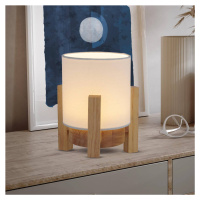 Stolná LED lampa Madita, výška 19 cm, prírodná/biela