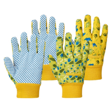 PARKSIDE® Detské záhradné rukavice, 2 páry (5 (8 – 10 rokov), žltá)