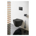 SAPHO - PAULA WC sedátko, SLIM, Soft Close, čierna matná KC0903.01.14
