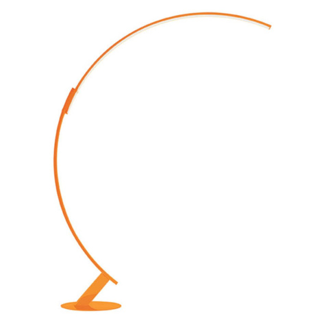 Kundalini Kyudo stojacia LED lampa, oranžová