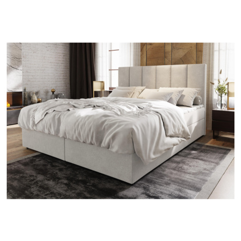 Expedo Čalúnená posteľ boxspring KARDI, 140x200, cosmic 10 + topper