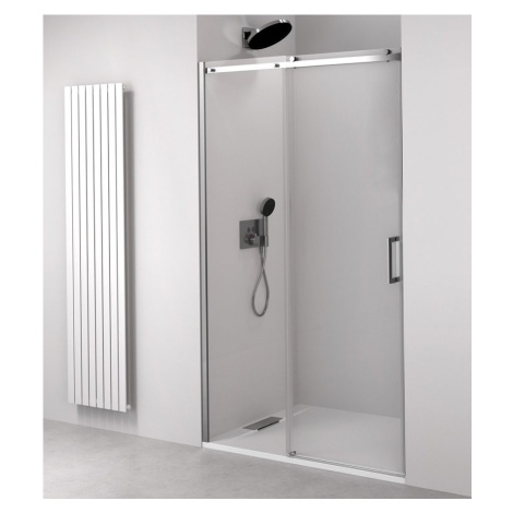 THRON LINE ROUND sprchové dveře 1500 mm, kulaté pojezdy, čiré sklo TL5015-5005 Polysan