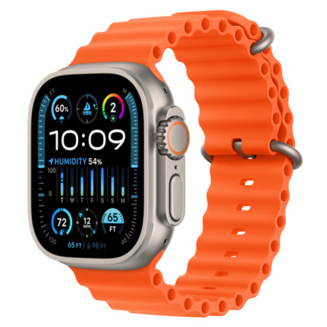 Apple Watch 49/45/44/42mm predĺženie oranžového Oceánskeho remienka
