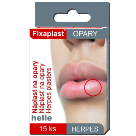 FIXAPLAST Herpes náplasť na opary 15 kusov