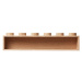 Detská nástenná polica z dubového dreva LEGO® Wood