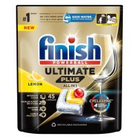 FINISH Ultimate Plus All in 1 Kapsule do umývačky riadu Lemon Sparkle 45 ks