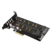 AXAGON PCEM2-D, PCIe x4 - M.2 NVMe M-key + SATA B-key slot adaptér, vrátane. LP